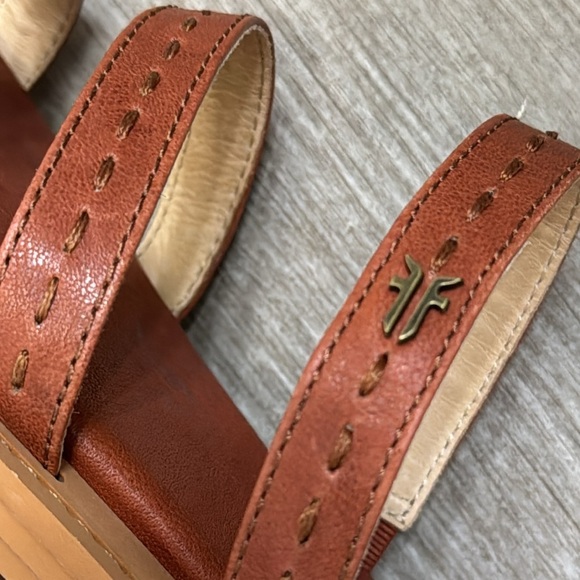 NWOT Frye Women's Faye Strappy Slide Brown Sandal Size 7.5 - Picture 8 of 14